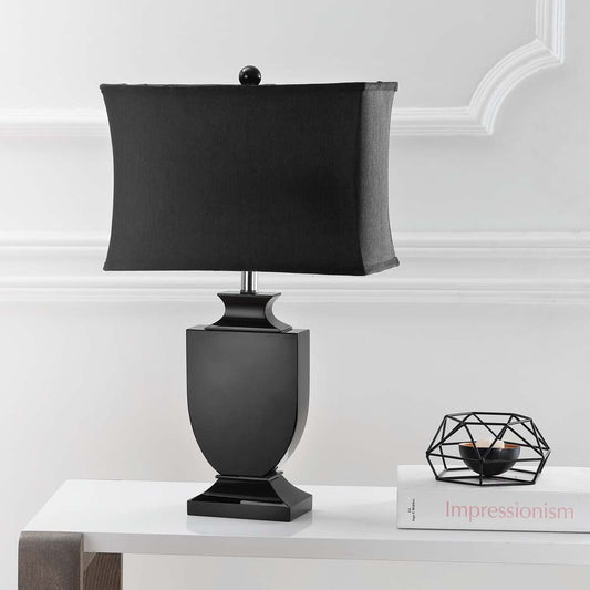 Darcy 23.5 Inch H Black Crystal Urn Lamp | Safavieh - LIT4121