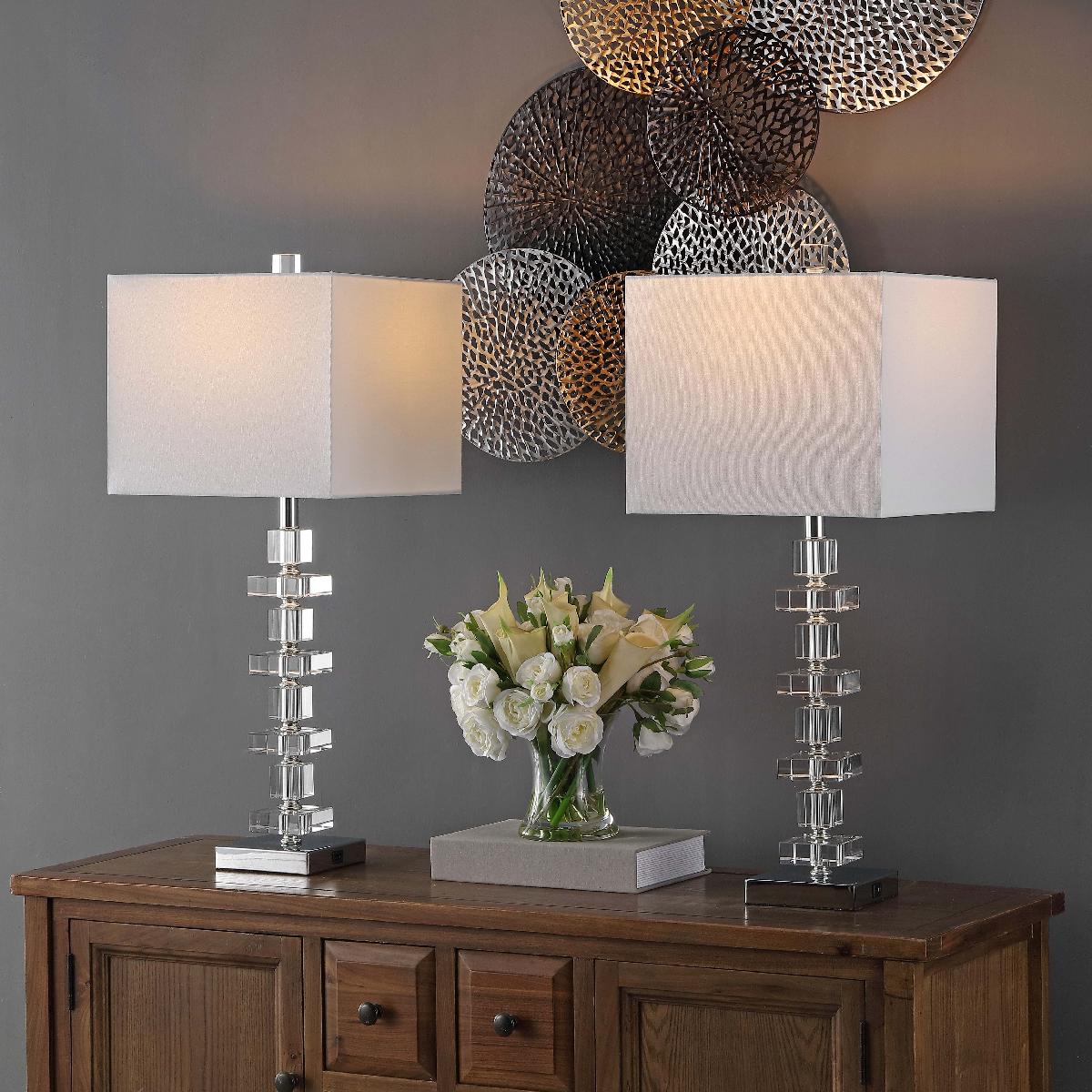 Deco Crystal Table Lamp (Set of 2) | Safavieh - LIT4169-U