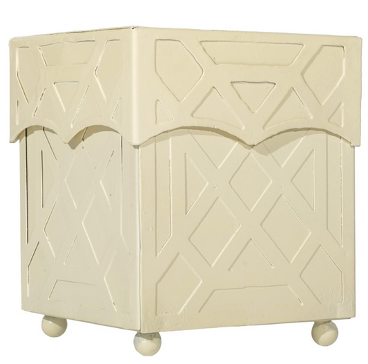 Cream Chippendale Tissue Holder