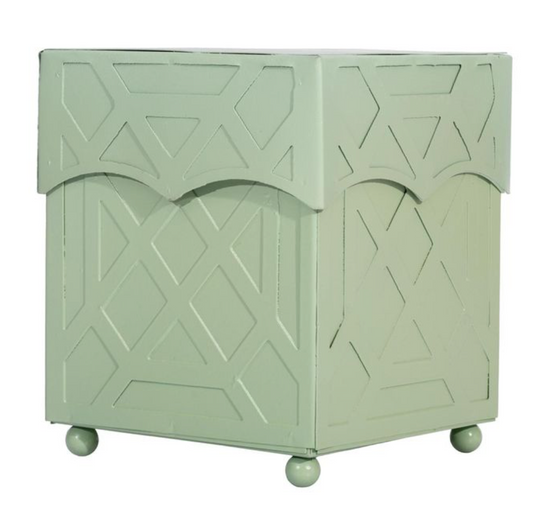 Dark Celadon Chippendale Tissue Holder