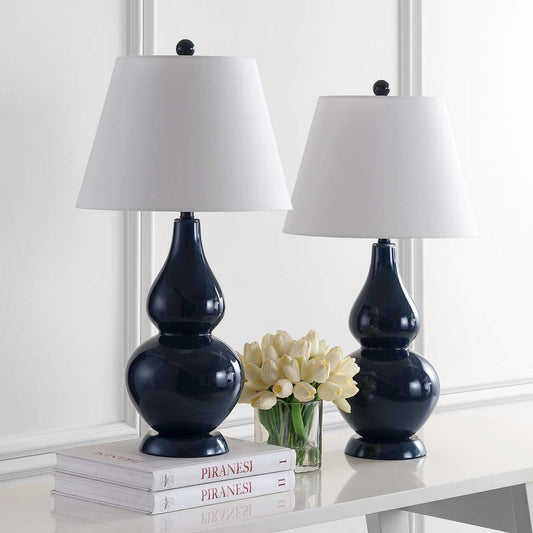 Cybil 26 Inch H Double Gourd Lamp (Set of 2) | Safavieh - LIT4088