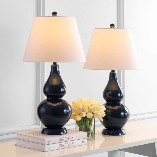 Cybil 26 Inch H Double Gourd Lamp (Set of 2) | Safavieh - LIT4088