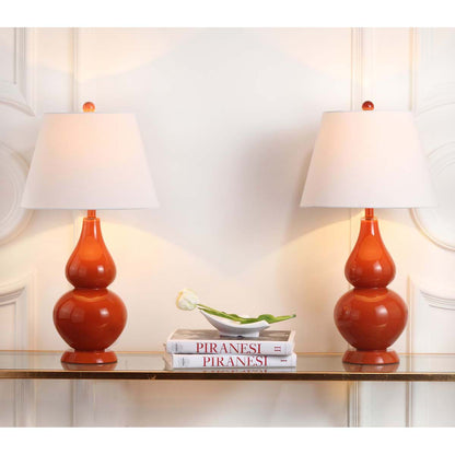Cybil 26 Inch H Double Gourd Lamp (Set of 2) | Safavieh - LIT4088