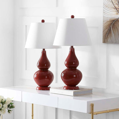 Cybil 26 Inch H Double Gourd Lamp (Set of 2) | Safavieh - LIT4088