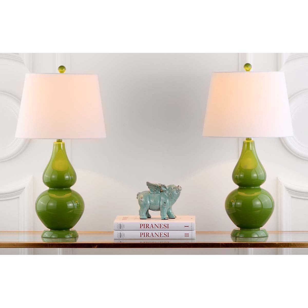 Cybil 26 Inch H Double Gourd Lamp (Set of 2) | Safavieh - LIT4088