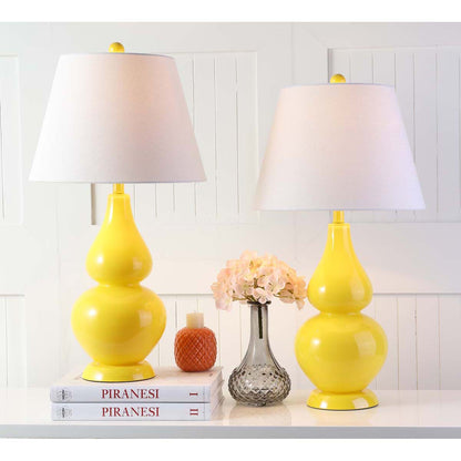 Cybil 26 Inch H Double Gourd Lamp (Set of 2) | Safavieh - LIT4088