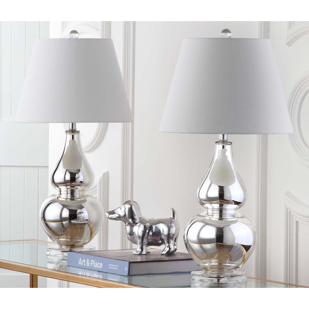 Cybil 26 Inch H Double Gourd Lamp (Set of 2) | Safavieh - LIT4088