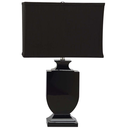 Darcy 23.5 Inch H Black Crystal Urn Lamp | Safavieh - LIT4121