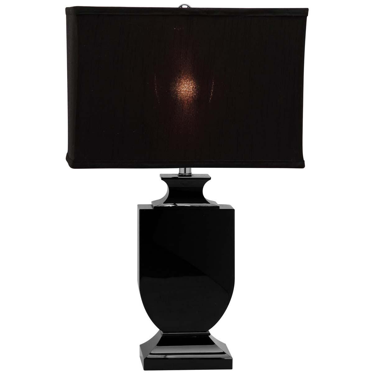 Darcy 23.5 Inch H Black Crystal Urn Lamp | Safavieh - LIT4121